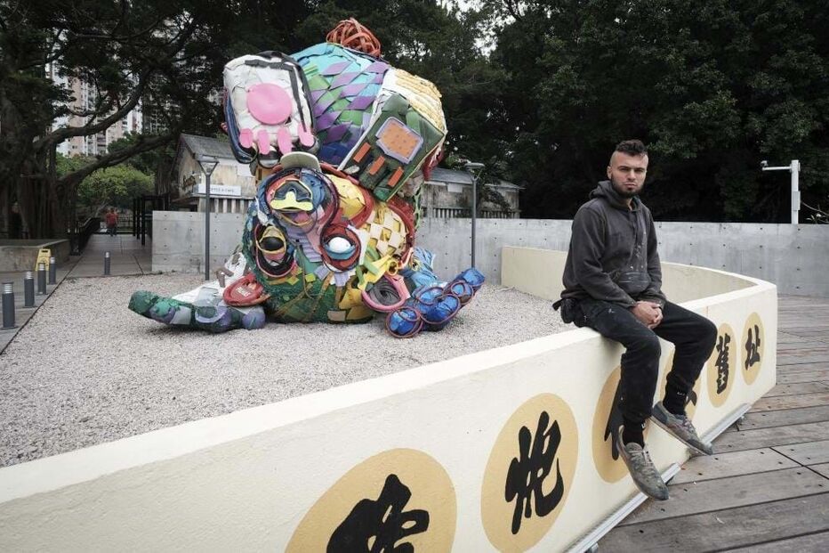 Obra de Bordalo II em Macau