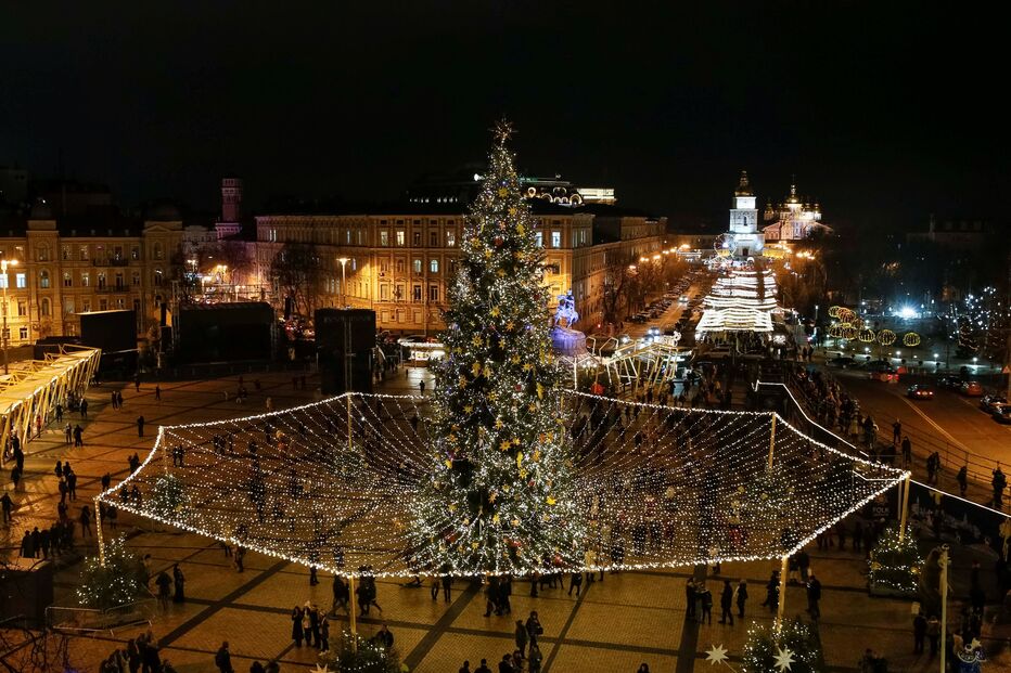 Árvore de Natal em Kiev