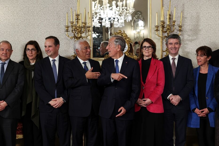 Governo foi ao Palácio de Belém para a tradicional apresentação de boas-festas ao Presidente da República