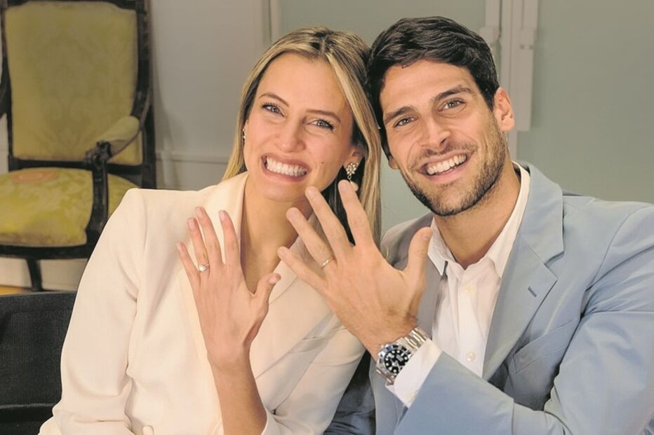 Priscilla Tollini e Gonçalo Paciência 