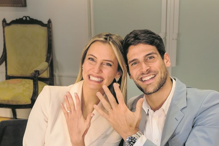 Priscilla Tollini e Gonçalo Paciência 