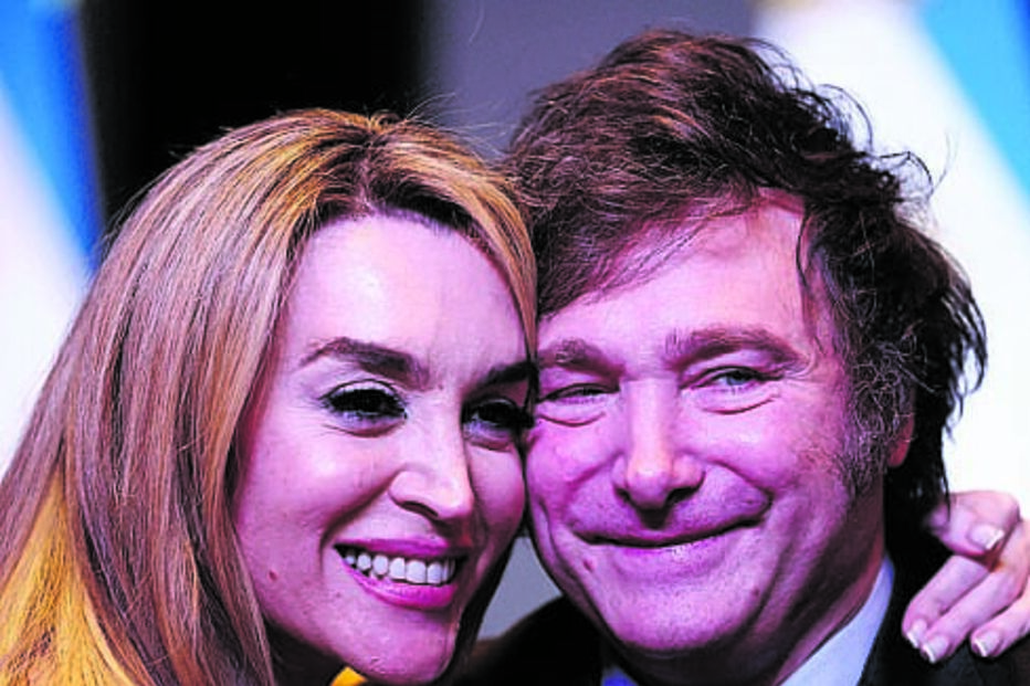  Fátima Flórez e Javier Milei