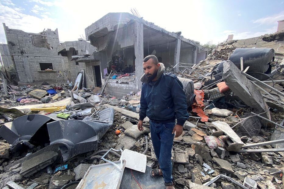 Rasto de destruição em Gaza