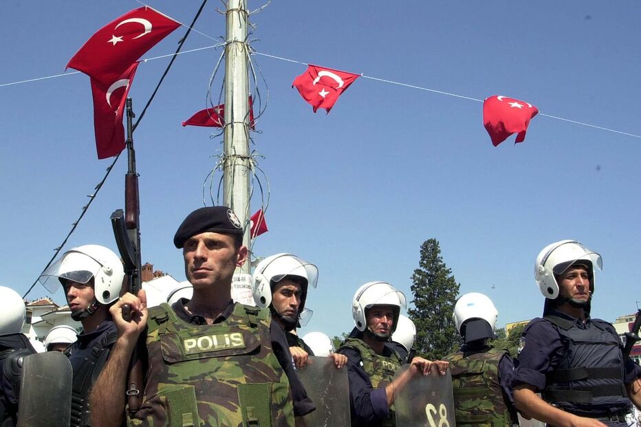 Polícia turca xxx Turquia xxx