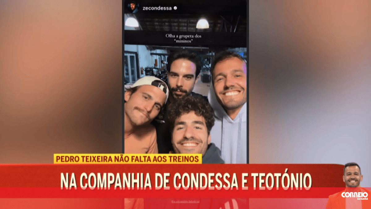 Pedro Teixeira treina com Tiago Teotónio Pereira e José Condessa