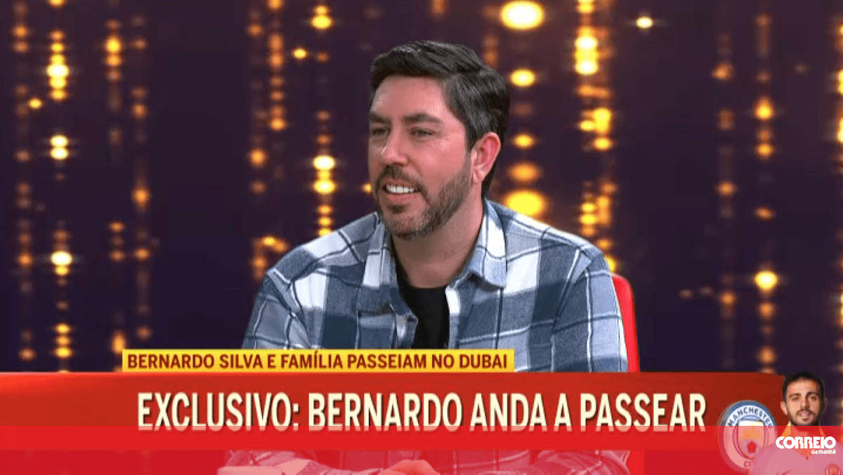 "Com vista panorâmica para o mar": Adriano Silva Martins sobre estadia de Bernardo Silva e família no Dubai