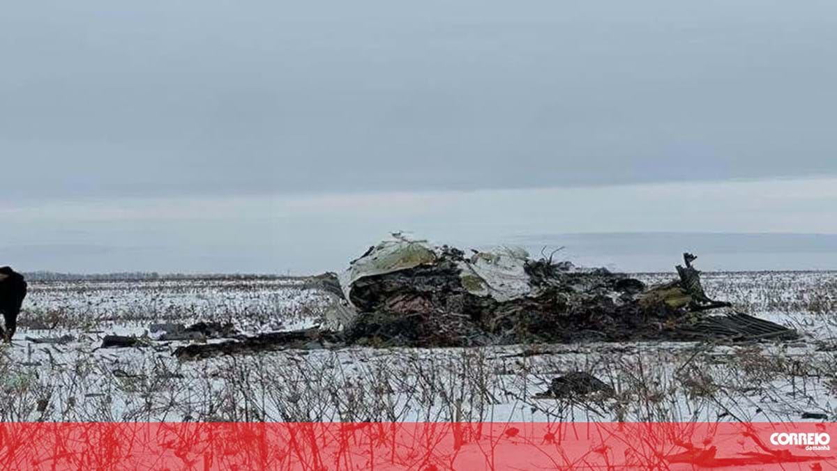 Encontradas duas caixas negras do avião militar russo que caiu em Belgorod