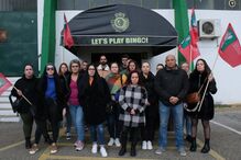 Protesto contra encerramento do bingo do Vitória de Setúbal