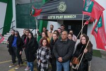 Protesto contra encerramento do bingo do Vitória de Setúbal