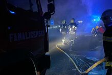 Carro incendeia-se na Variante Nascente de Famalicão