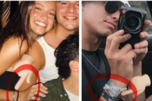 Margarida Corceiro e Lando Norris têm uma pulseira igual