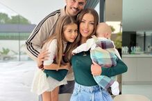 Mickael Carreira e Laura Figueiredo são pais de Beatriz e Gabriel