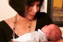 José Castelo Branco e a neta Constança 