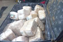 Malas na berma de autoestrada no Algarve