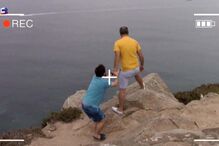 Imagens do episódio que mostra concorrentes da SIC em zonas perigosas no Cabo da Roca, no concelho de Sintra 