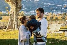 David Carreira, Carolina Carvalho e o filho Lucas