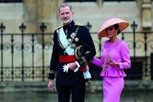 Felipe e Letizia casaram na catedral da Almudena, Madrid, em 2004. Estão em crise 