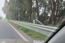 Radar de velocidade em Baleizão cortado com rebarbadora