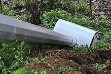 Radar de velocidade em Baleizão cortado com rebarbadora