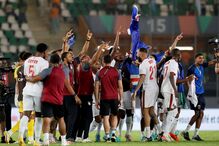 Jogadores de Cabo-Verde festejam vitória na CAN