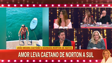  Comentadores de ‘Noite das Estrelas’ falam de nova relação de ex-namorado de Luciana Abreu