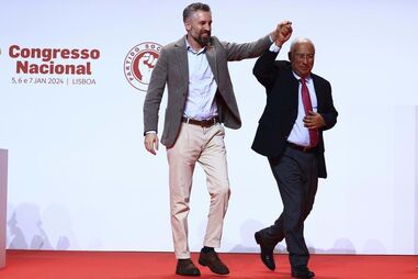 Pedro Nuno Santos e António Costa no 24.º Congresso Nacional do PS