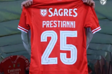 Gianluca Prestianni no Benfica