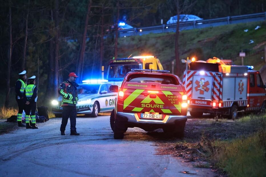 Acidente na A1 em Soure, Coimbra