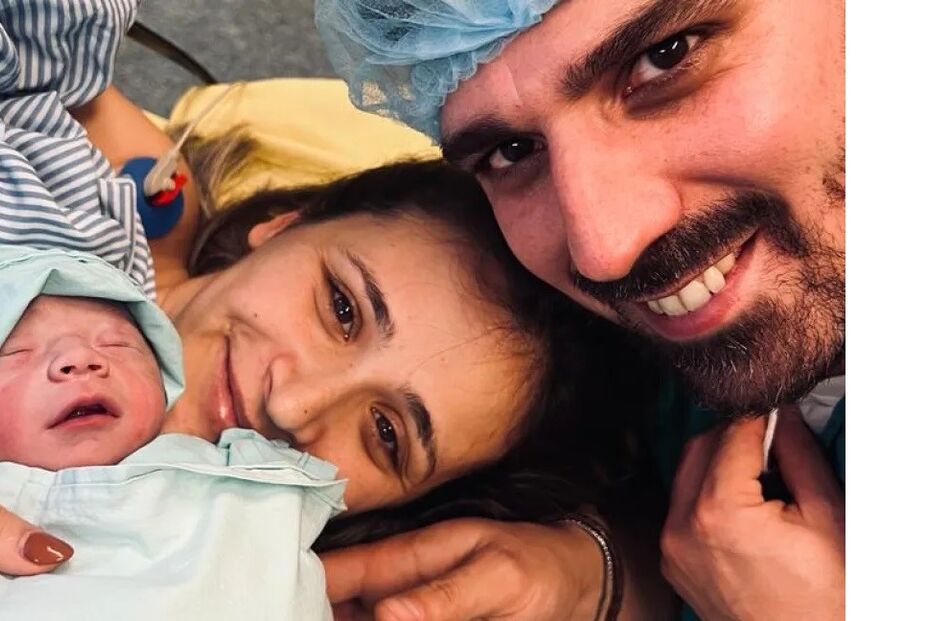 Martim nasceu à 1h55, com 2,395 kg, de cesariana 