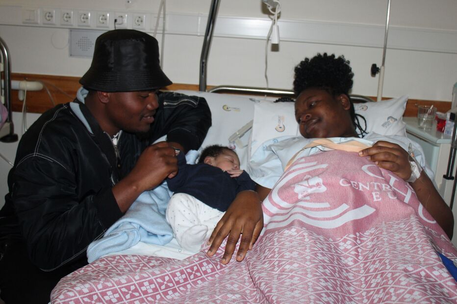 Gabriel nasceu às 00h41 na Maternidade Daniel Matos 