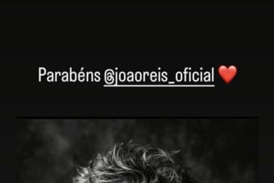 Catarina Furtado dá os parabéns a João Reis