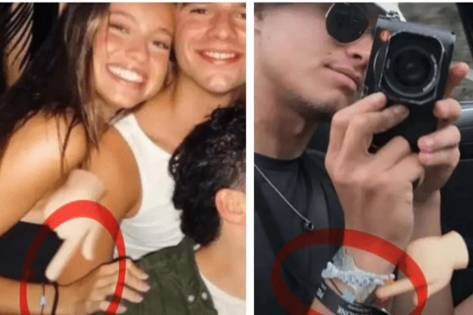 Margarida Corceiro e Lando Norris têm uma pulseira igual