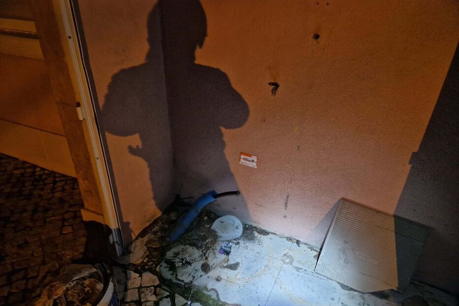 Roubo de contador de prédio causa fuga de gás de grandes dimensões