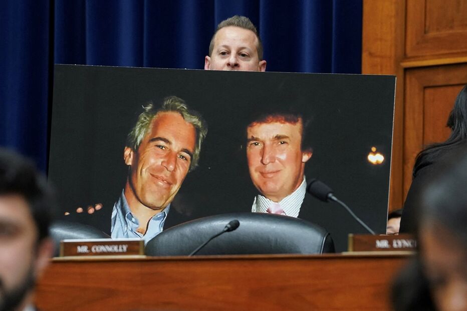 Imagem Jeffrey Epstein e Donald Trump 49980580.jpg (20079653) (Milenium)
