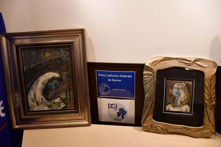 Quadros de Picasso e Chagall roubados há 14 anos localizados em cave na Bélgica