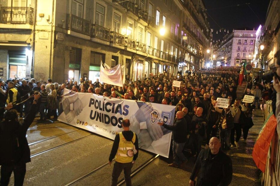 Protestos dos agentes