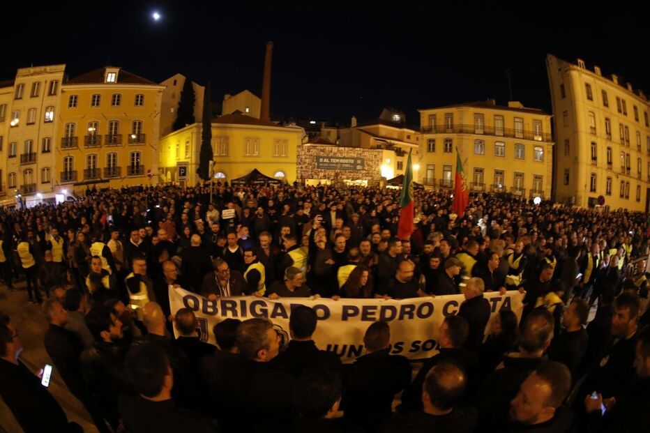 Protestos dos agentes