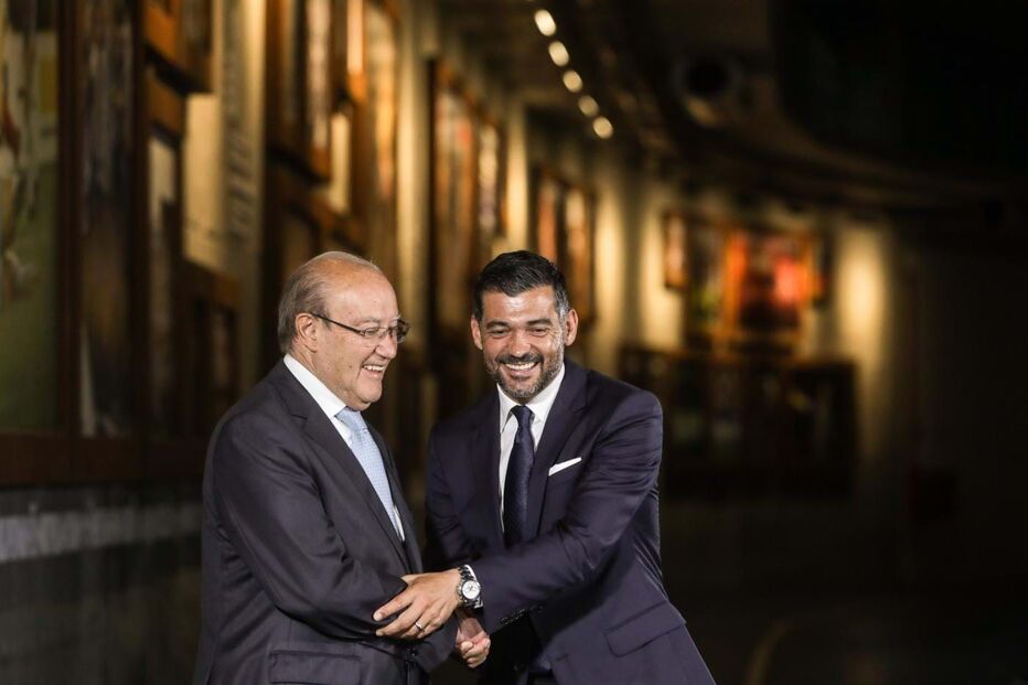 Pinto da Costa e Sérgio Conceição 