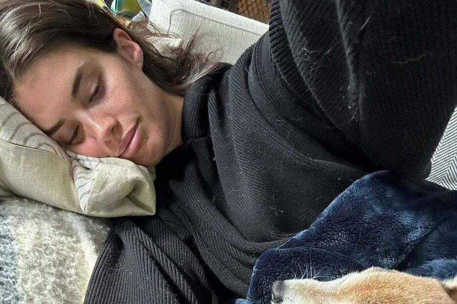 Sara Sampaio e o seu cão South