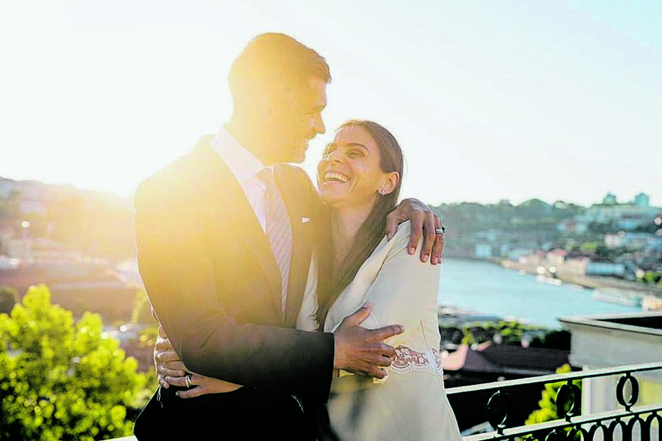 Sérgio Conceição e a mulher, Liliana