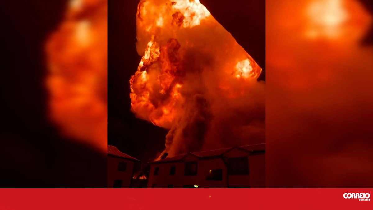 Imagens impressionantes mostram explosão de gás no Quénia