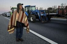 Agricultores em protesto