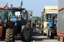 Protesto dos agricultores corta A25 na Guarda