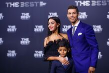 Cristiano Ronaldo apareceu pela primeira vez em público com a atual companheira, Georgina, numa gala do The Best, em 2017