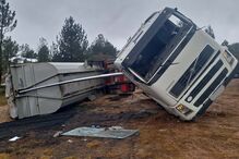 Despiste de camião em Montalegre