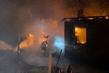 Ataque de drones russos em Kharkiv