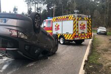 Menina de seis anos ferida em despiste seguido de capotamento em Oliveira de Azeméis