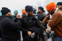 Marcha de agricultores indianos