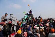 Marcha de agricultores indianos