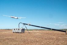 Drone que a GNR vai adquirir é lançado de uma catapulta